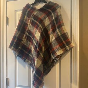 Reversible sweater poncho
